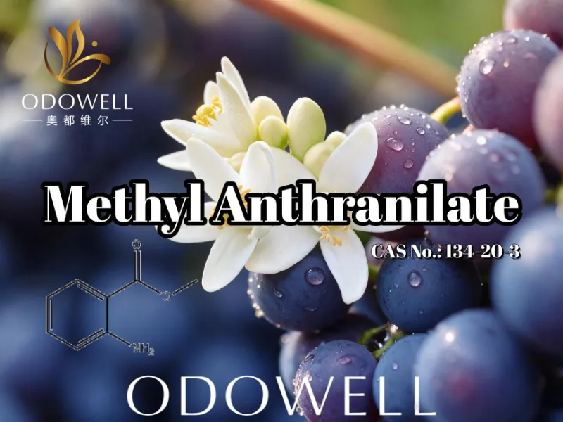 يوصي ODOWELL باستخدام ميثيل أنثرانيلات في تطبيقات العنب وزهر البرتقال وزهر البرتقال